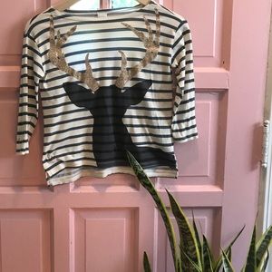 Girls 3/4 sleeve shirt